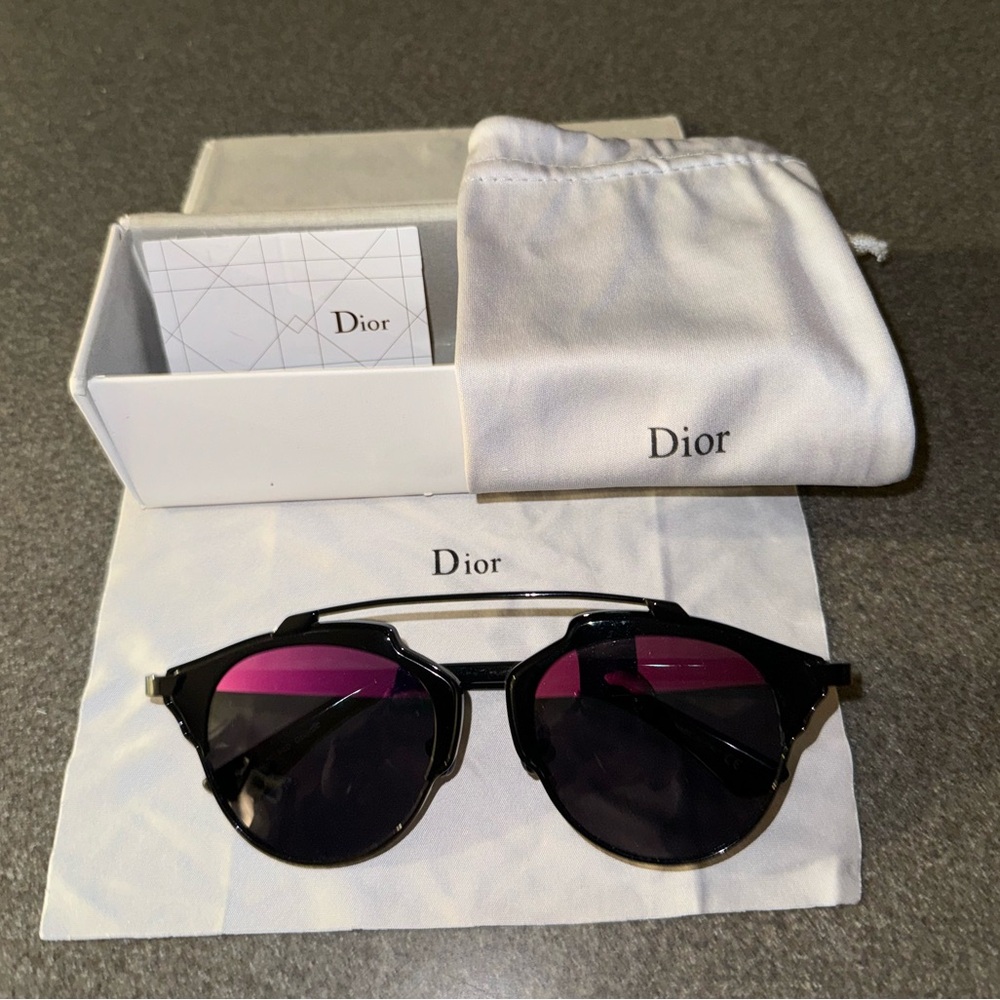 Dior Soreal Purple / Pink Sunglasses - Picture 3 of 5